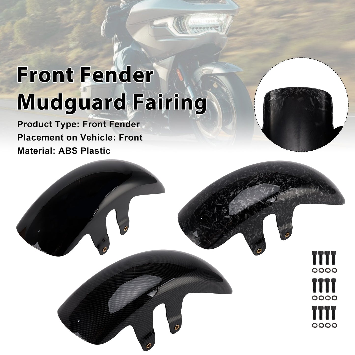 Carenatura parafango anteriore Touring CVO Road Glide / Street Glide 2023-2025