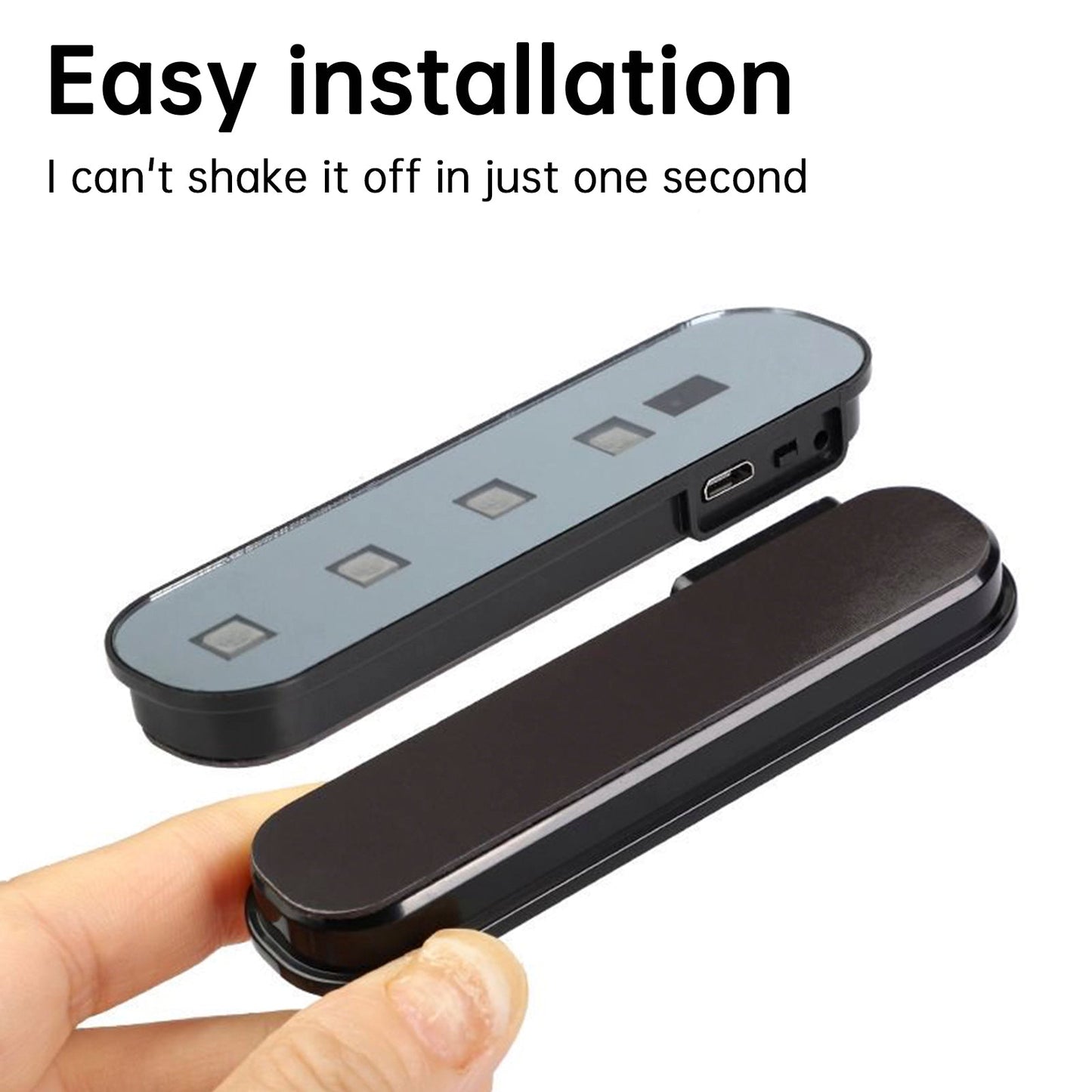 4 pezzi di luce di sicurezza per decorazione portiera auto, luce lampeggiante di avvertimento con rilevamento automatico