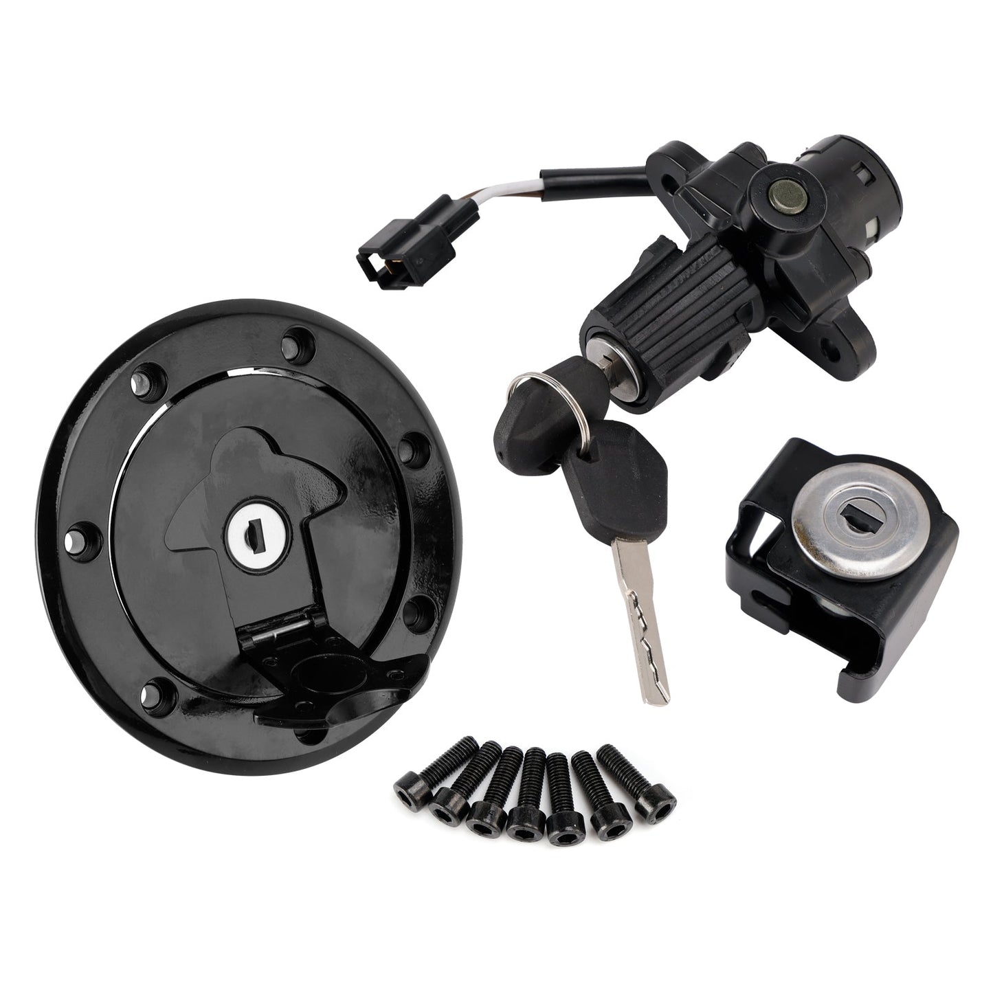 2020-2023 200 Duke ABS INTERRUTTORE CHIAVE DI ACCENSIONE SERBATOIO SERRATURA SELLA SET 90211066144