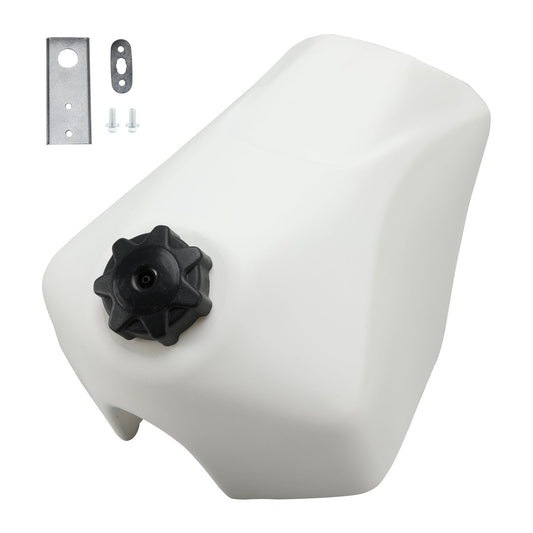 1985-2005 Kawasaki KLR250 KLR 250 Serbatoio carburante sovradimensionato da 3,2 galloni bianco