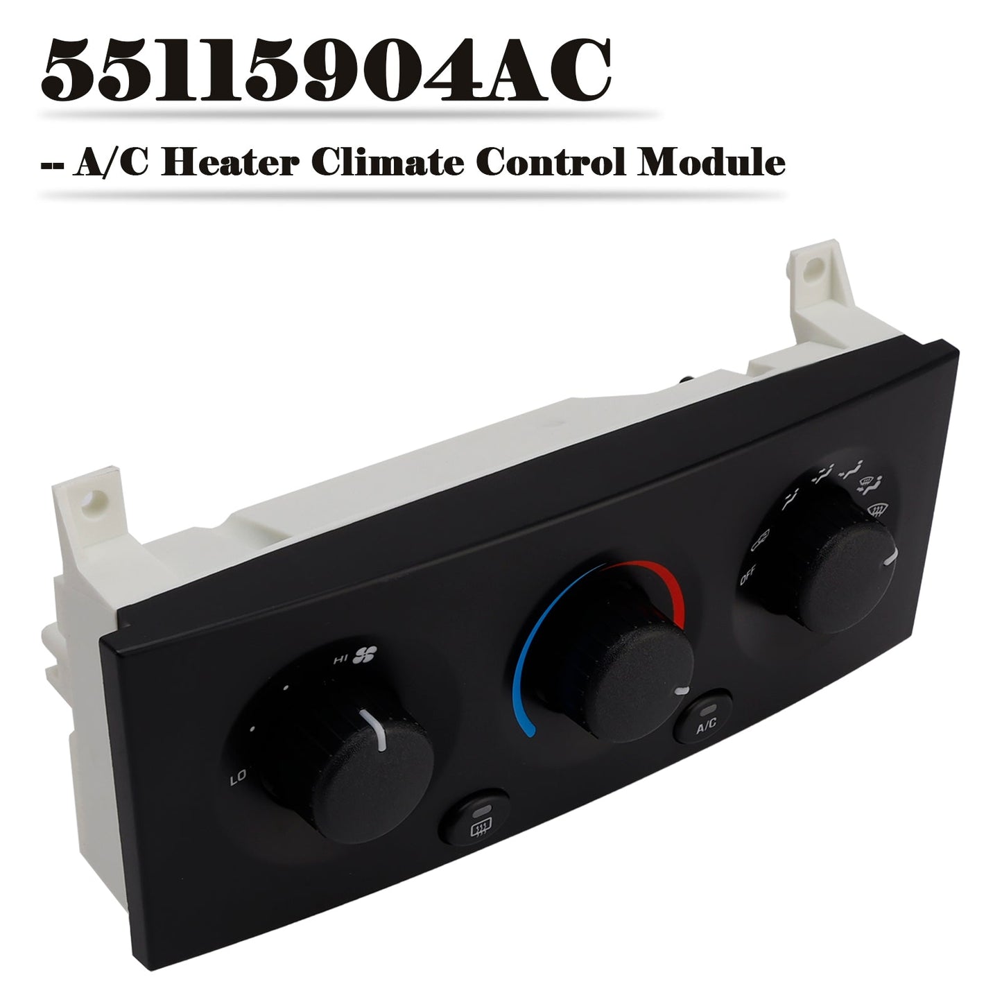 Modulo di controllo del clima del riscaldatore A/C Jeep Grand Cherokee 2002-2004 55115904AC