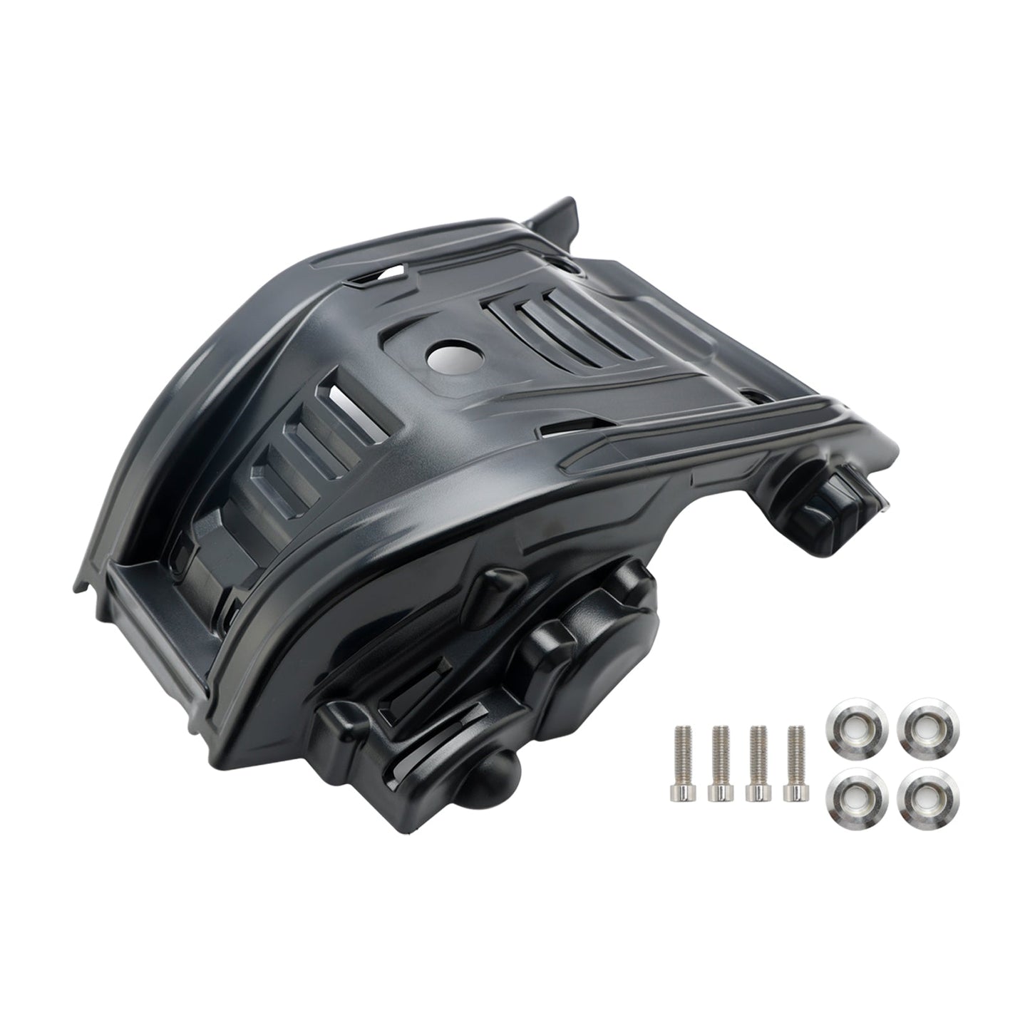 Piastra paramotore Honda CRF300 CRF300L 2023-2024 Protezione motore in plastica crepata