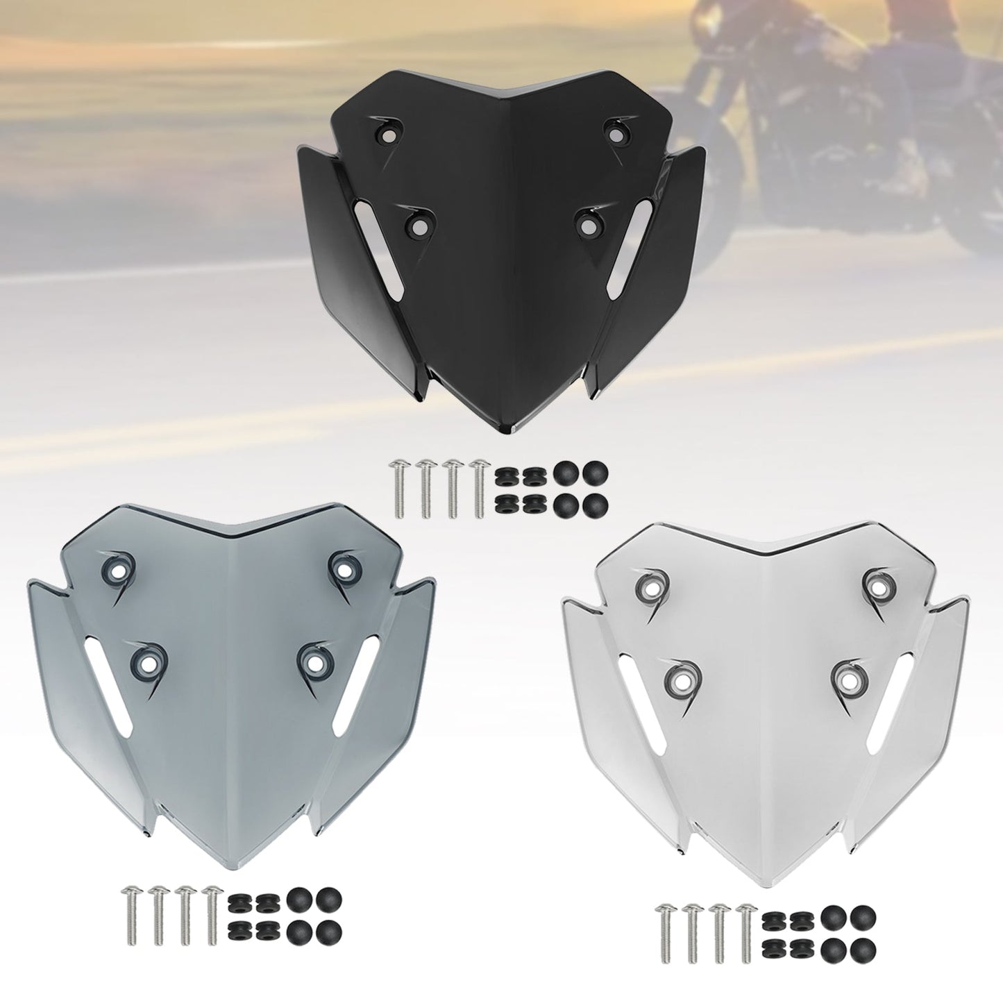 2023-2024 YAMAHA X-MAX 300 Parabrezza per moto in ABS