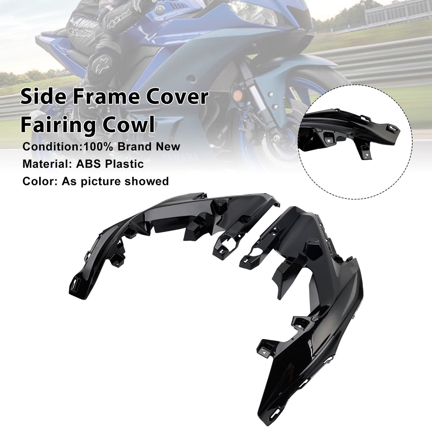 Carenatura del coperchio del telaio laterale centrale Yamaha YZF-R3 R25 2025-2026