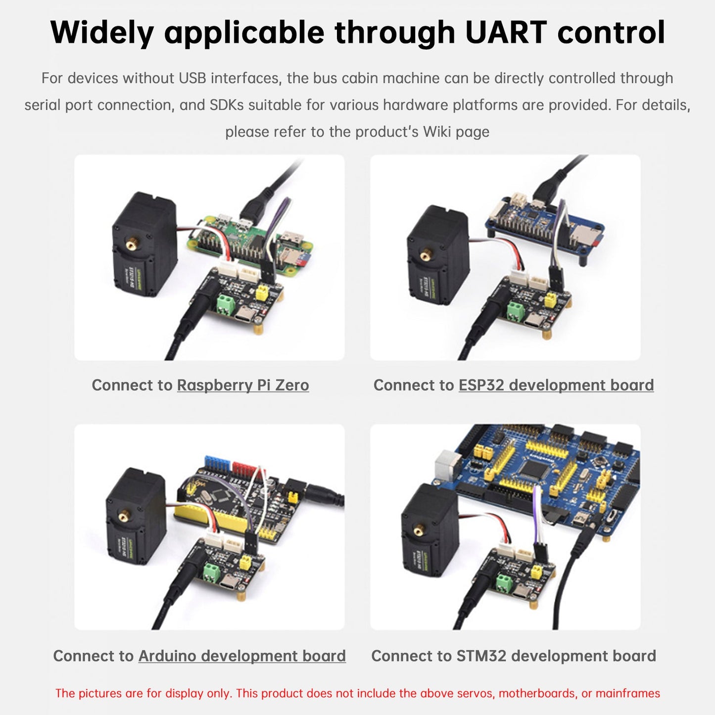 Modulo scheda driver servo bus seriale Raspberry Pi per comunicazione USB/UART ESP32