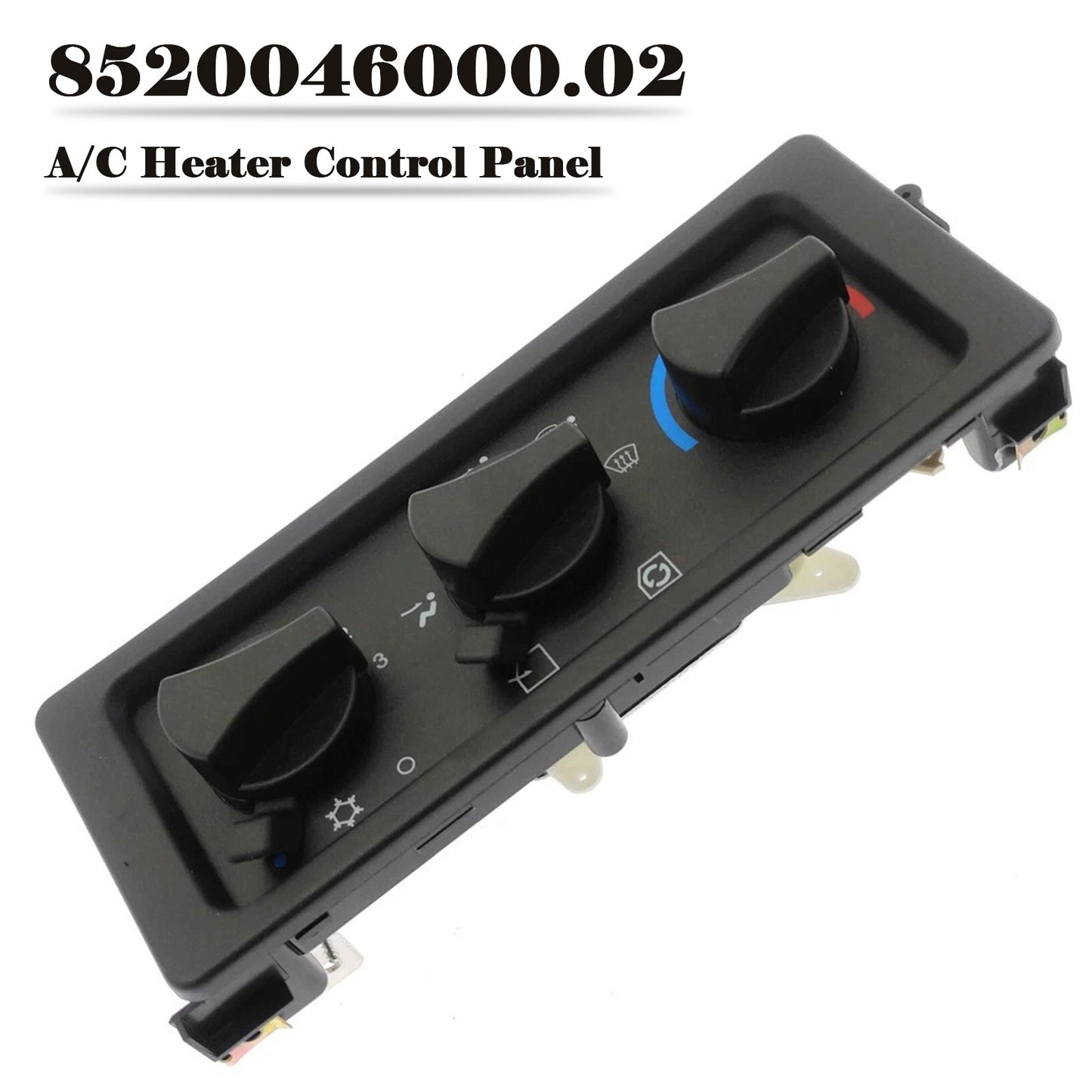 Pannello di controllo del riscaldamento A/C per Freightliner FL60 FL70 C840 8520046000.02