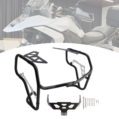 2024-2026 Adatto Nero Per BMW R1300GS Paraurti Paramotore Inferiore Telaio in Acciaio Adv