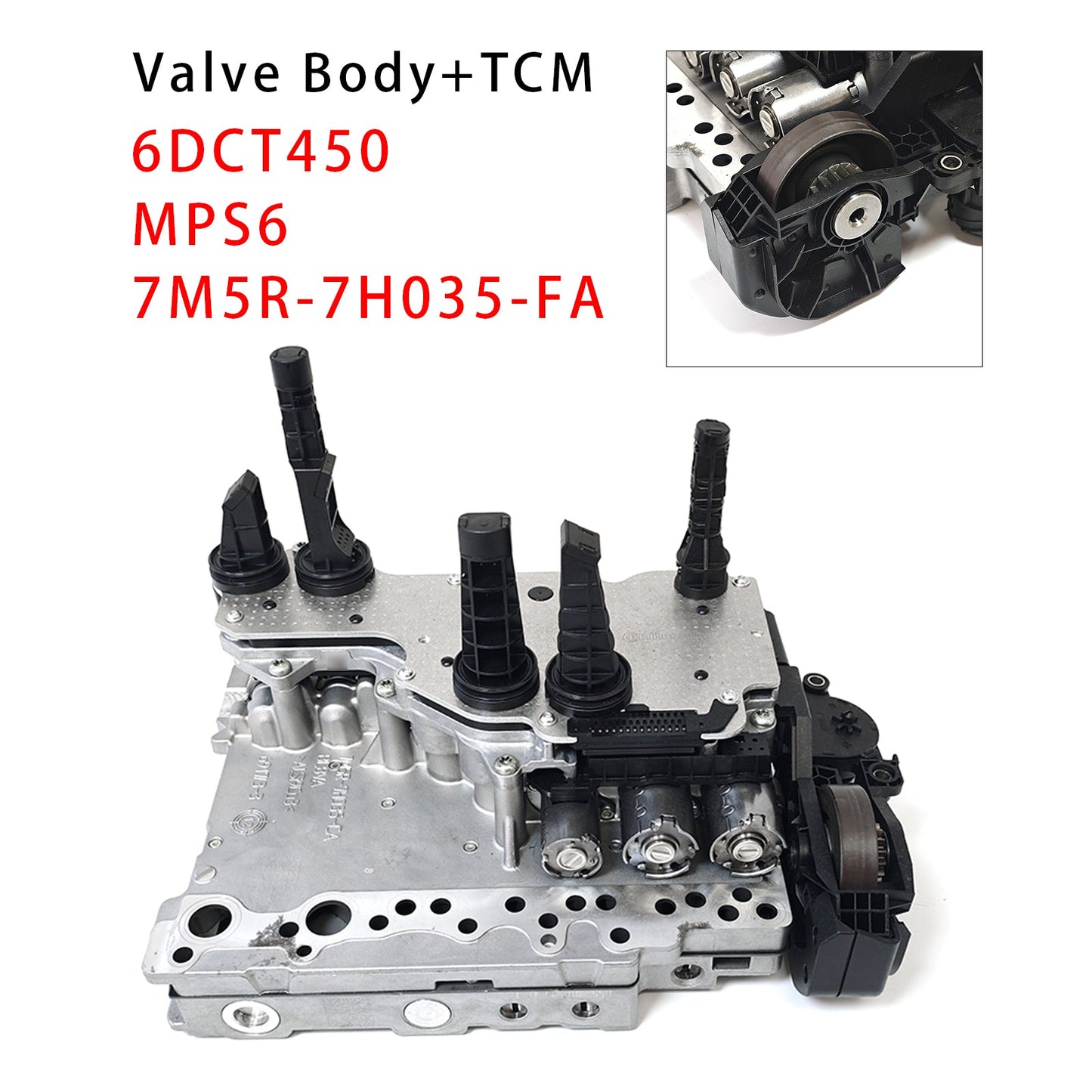 6DCT450 MPS6 7M5R-7H035-FA Corpo valvola meccatronico di trasmissione + TCM per Ford