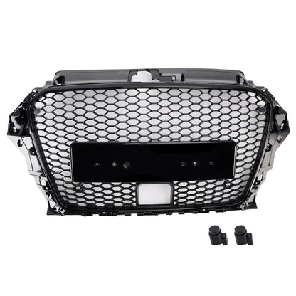 Griglia della griglia del paraurti anteriore stile RS3 per Audi A3 Sline S3 2013-2016 con ACC