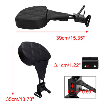 Cuscino per schienale conducente adatto per Street Electra Road Glide Road King Tri Glide 09-25
