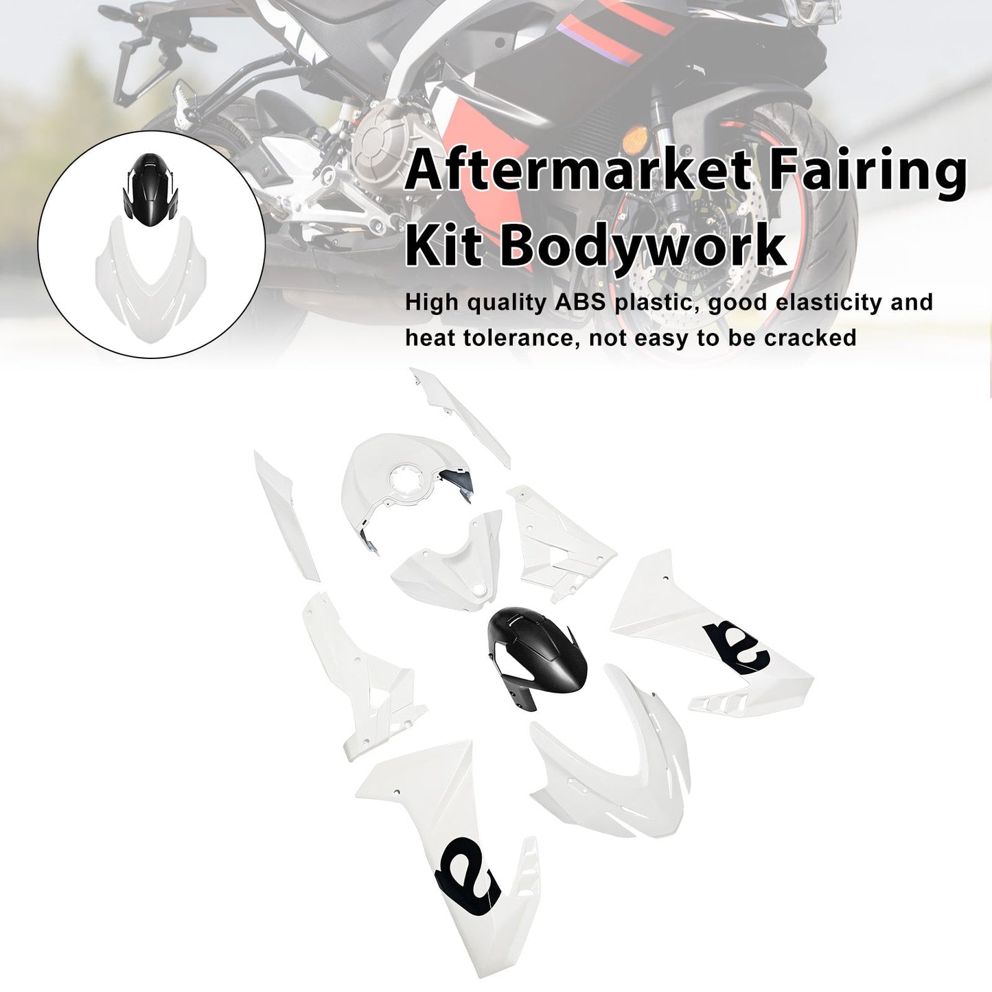 Kit carenatura in plastica ABS per iniezione per Aprilia RS457 2024-2025 03#