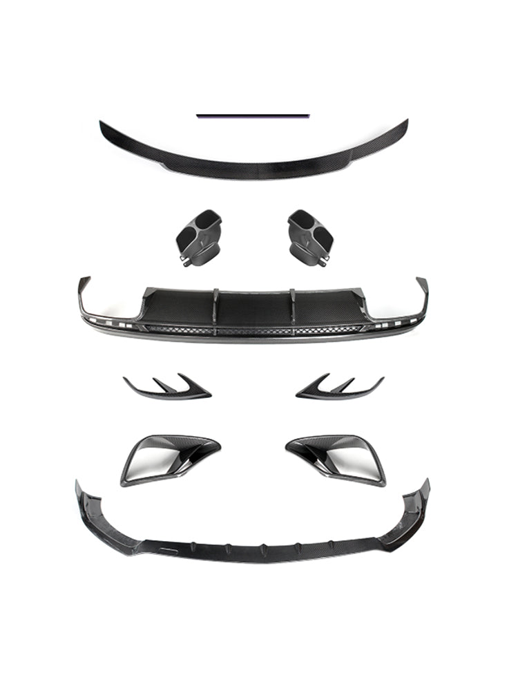 Kit carrozzeria paraurti in fibra di carbonio per Mercedes Benz W217 S63 S65 AMG Coupé 2019-2021
