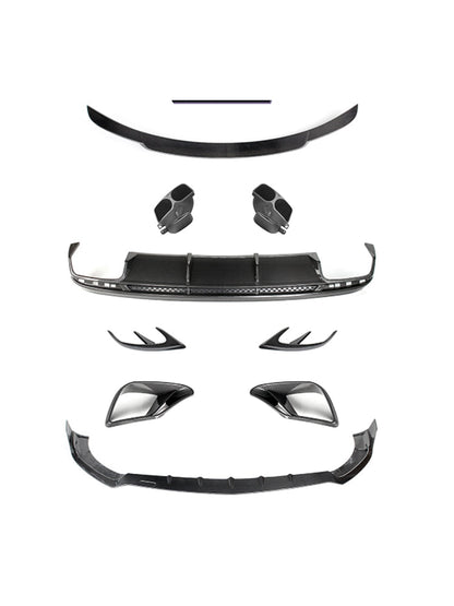 Kit carrozzeria paraurti in fibra di carbonio per Mercedes Benz W217 S63 S65 AMG Coupé 2019-2021