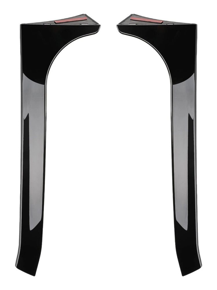 Spoiler laterali per lunotto posteriore nero lucido per VW Golf MK6 GTI 2008-2013