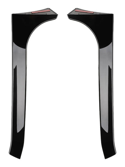 Spoiler laterali per lunotto posteriore nero lucido per VW Golf MK6 GTI 2008-2013