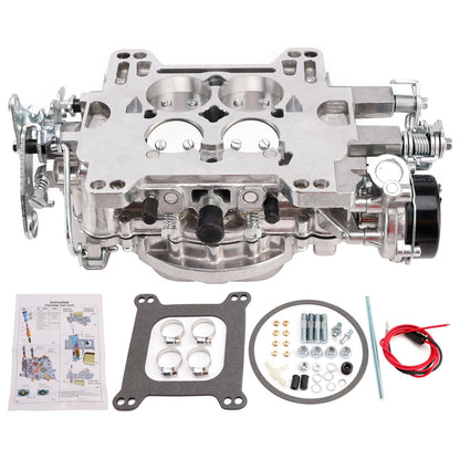 Carburatore 1400 600 CFM 4 corpi, starter elettrico, foro quadrato, valvola dell'aria a 4 corpi