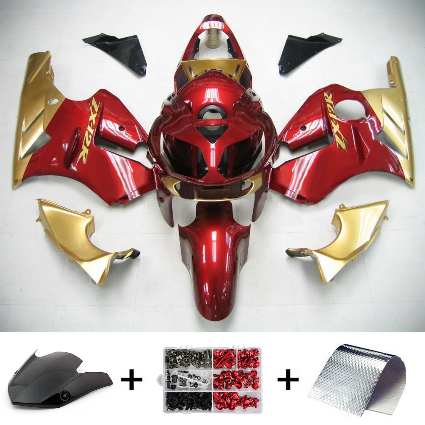 Injection Fairing Kit Bodywork Plastic ABS fit For Kawasaki ZX12R 2002-2005