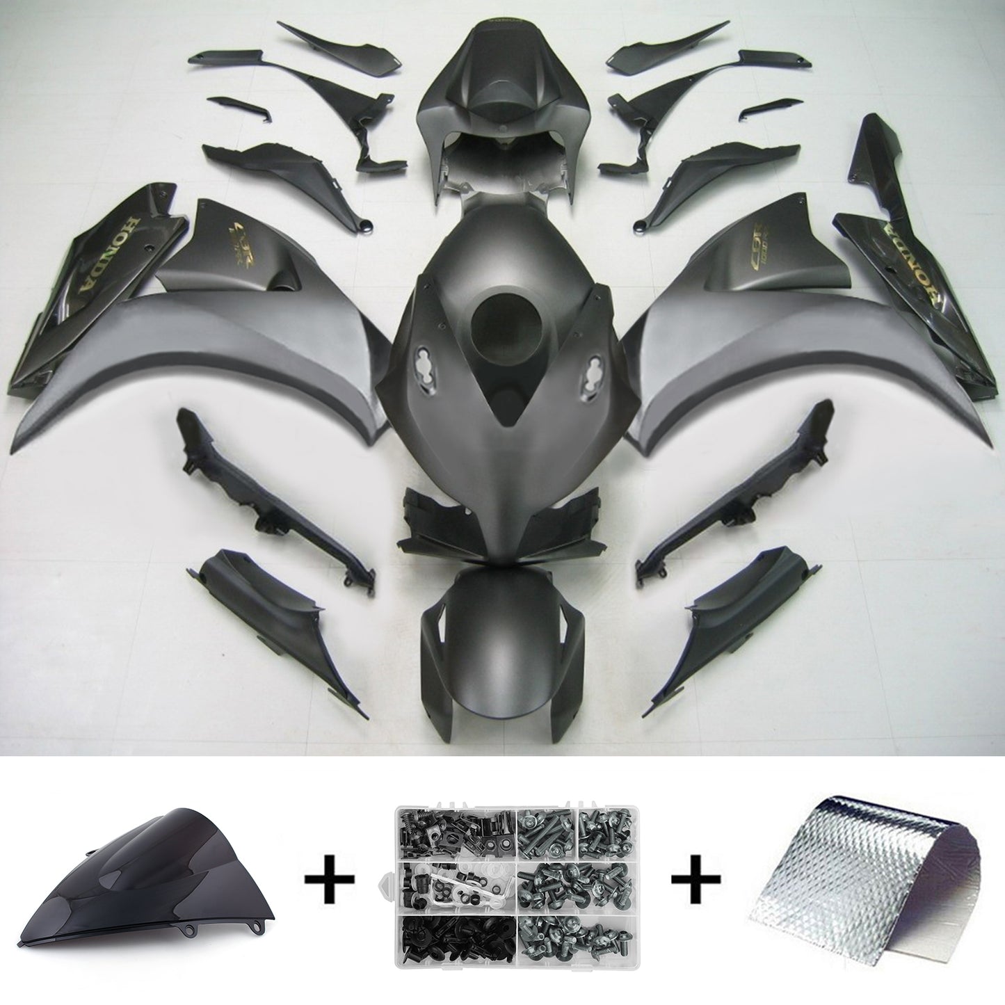 Kit carenatura Bodywork ABS di plastica per Honda CBR1000RR 2012-2016