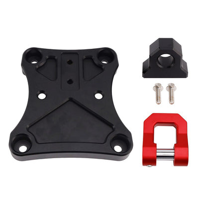 Piastra di traino posteriore con gancio e anello a D da 3/4"" compatibile con Yamaha Maverick X3 900 X Max