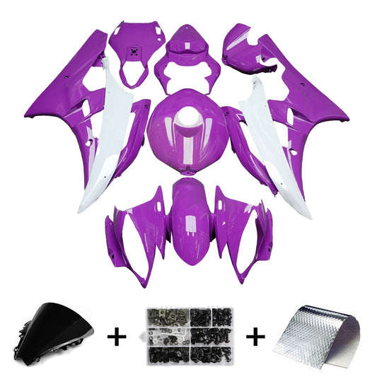 Kit carenatura iniezione plastica ABS per Yamaha YZFR6 YZF-R6 2006-2007