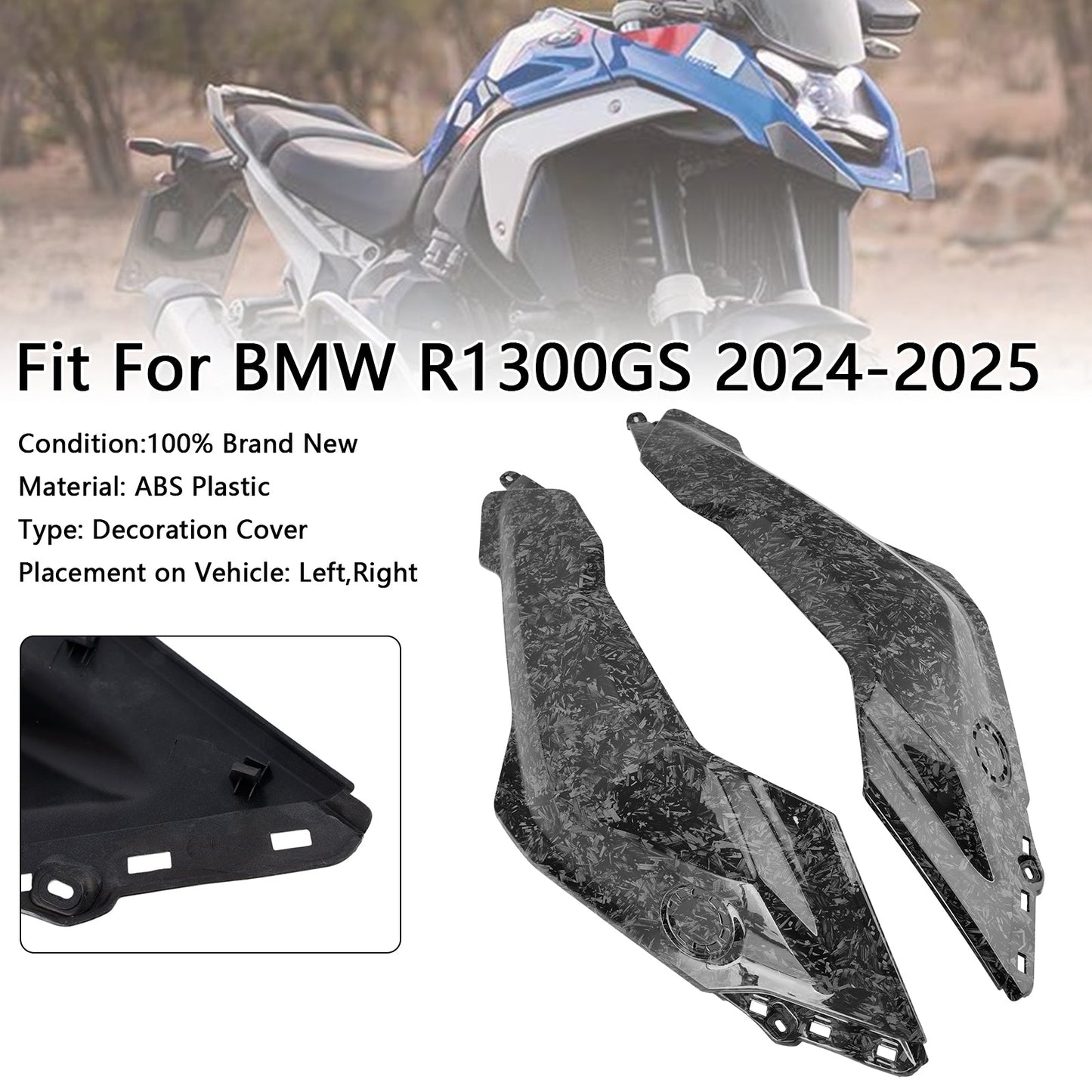 Carenatura del pannello di copertura del telaio del serbatoio laterale BMW R1300GS 2024-2025