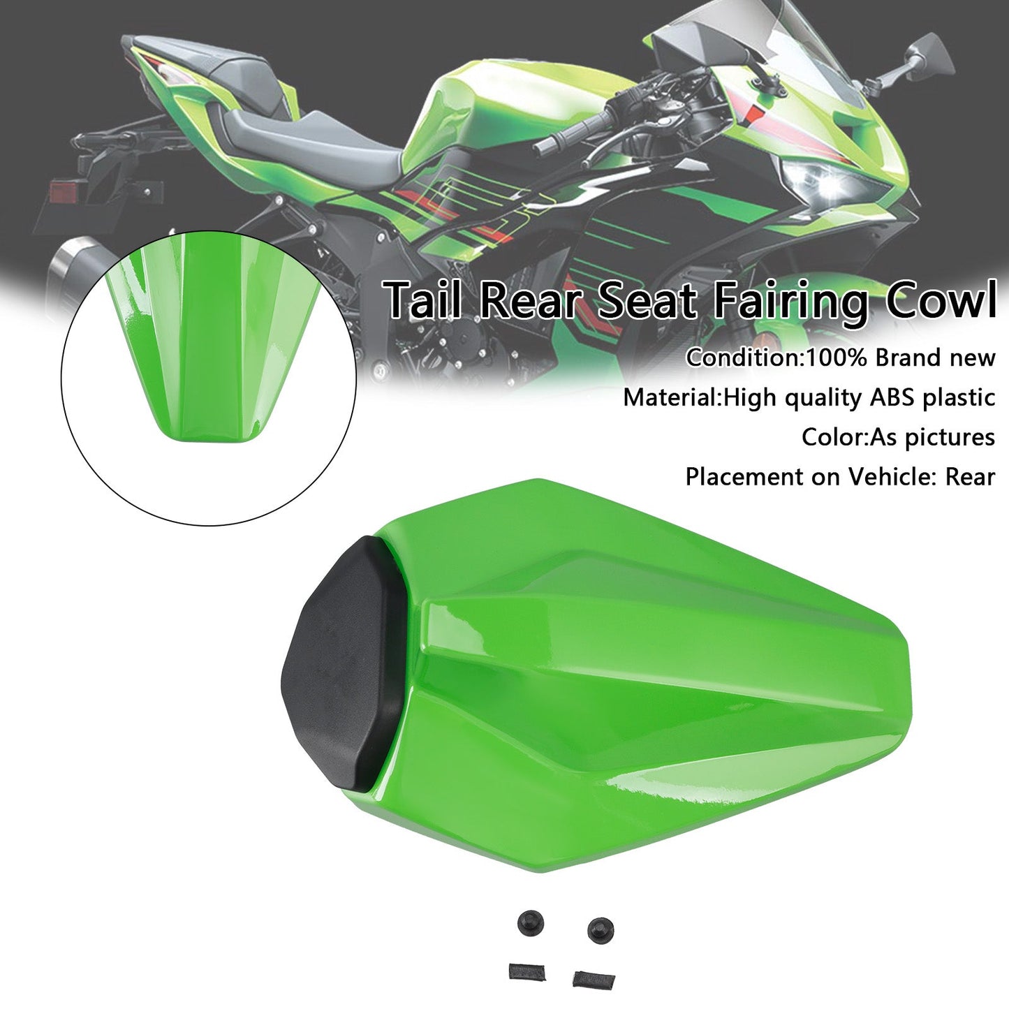 Carenatura posteriore per Kawasaki ZX6R ZX-6R Racing 2019-2025