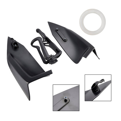 Gancio porta casco e porta bottiglia per Yamaha X-Max 300 2023-2025 nero