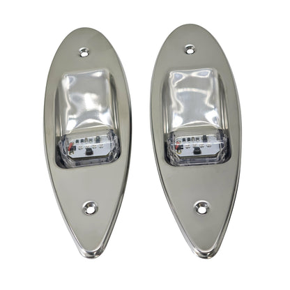 Luce di segnalazione di navigazione IP67 12-24V per barche, yacht e imbarcazioni a vela.