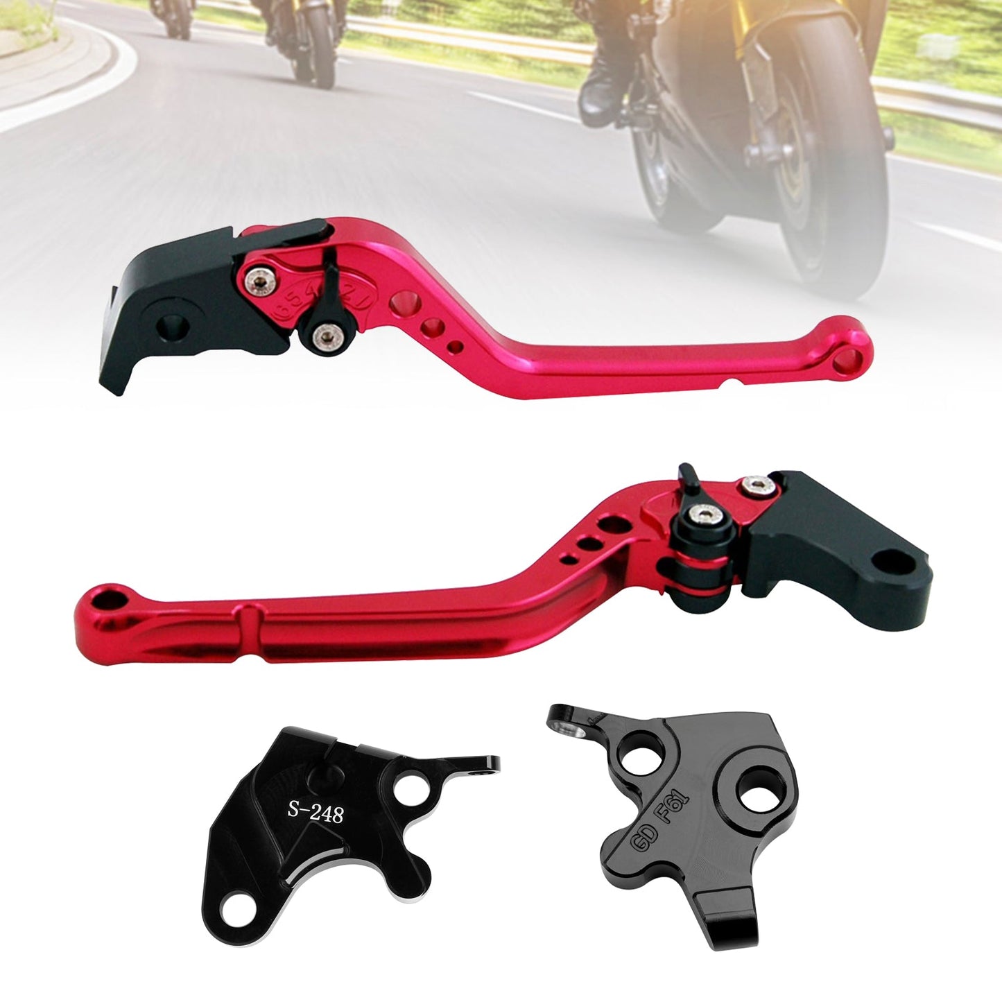 Leva frizione freno lunga YAMAHA YZF R125 2008-2011