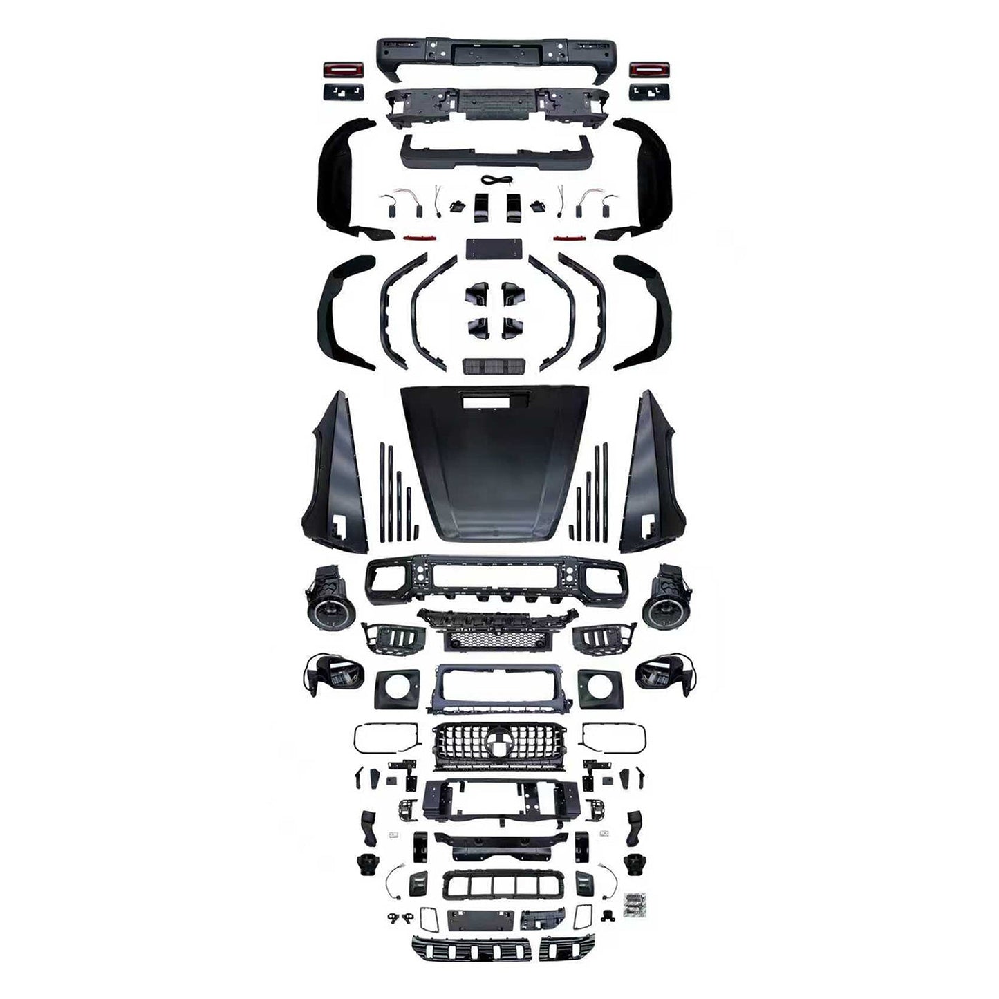 Kit carrozzeria e paraurti in stile AMG per Mercedes W463 G550 G500 (1993-2018), compatibile con modelli dal 1993 al 2018 (W465 G63).