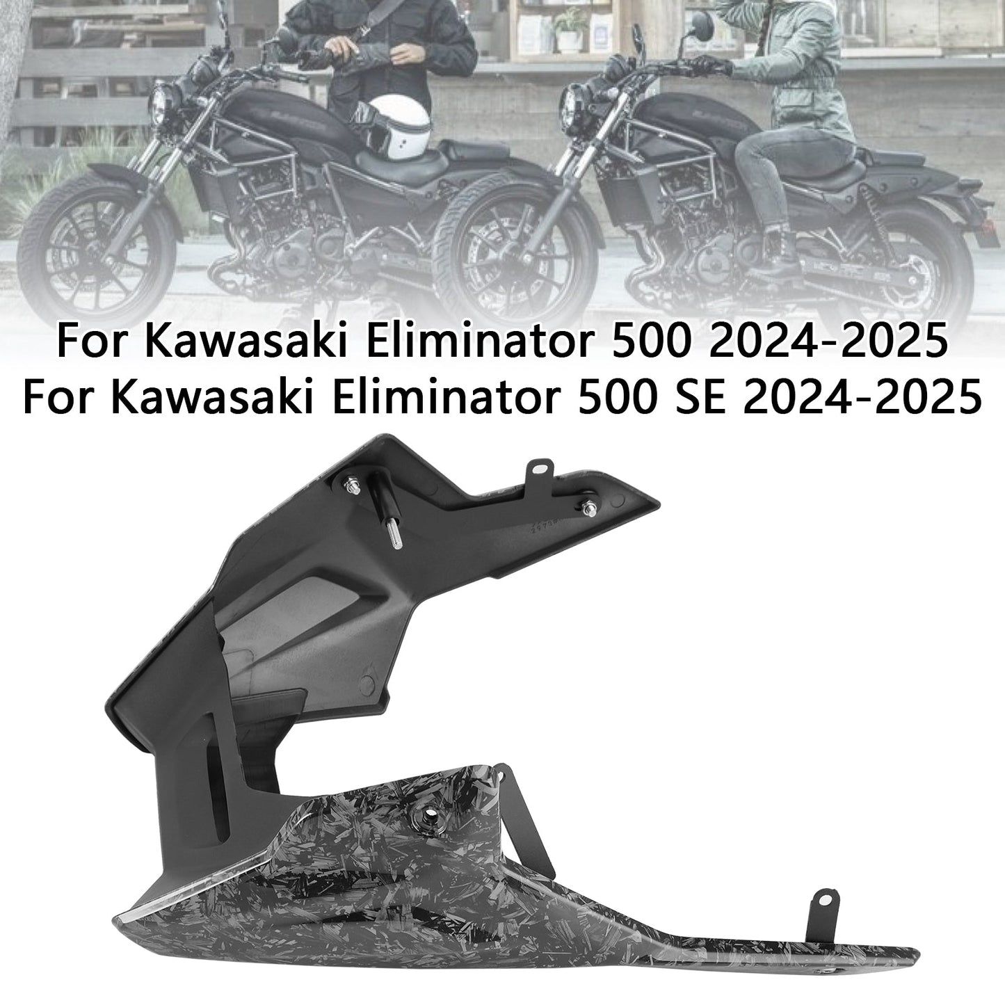 Carenature inferiori Kawasaki Eliminator 400/450/500 2024-2025, puntale completo