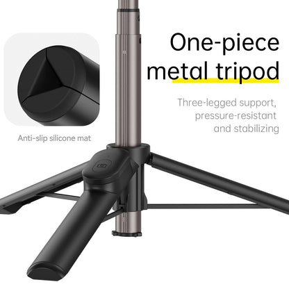 Mini bastone per selfie magnetico per telefono cellulare Magesafe Bluetooth in lega di alluminio con treppiede