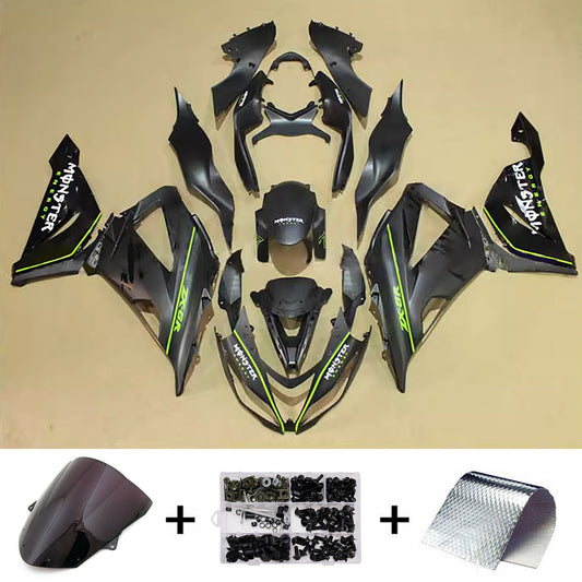 Kit carenatura iniezione in plastica ABS adatto per Kawasaki ZX6R 636 2013-2018