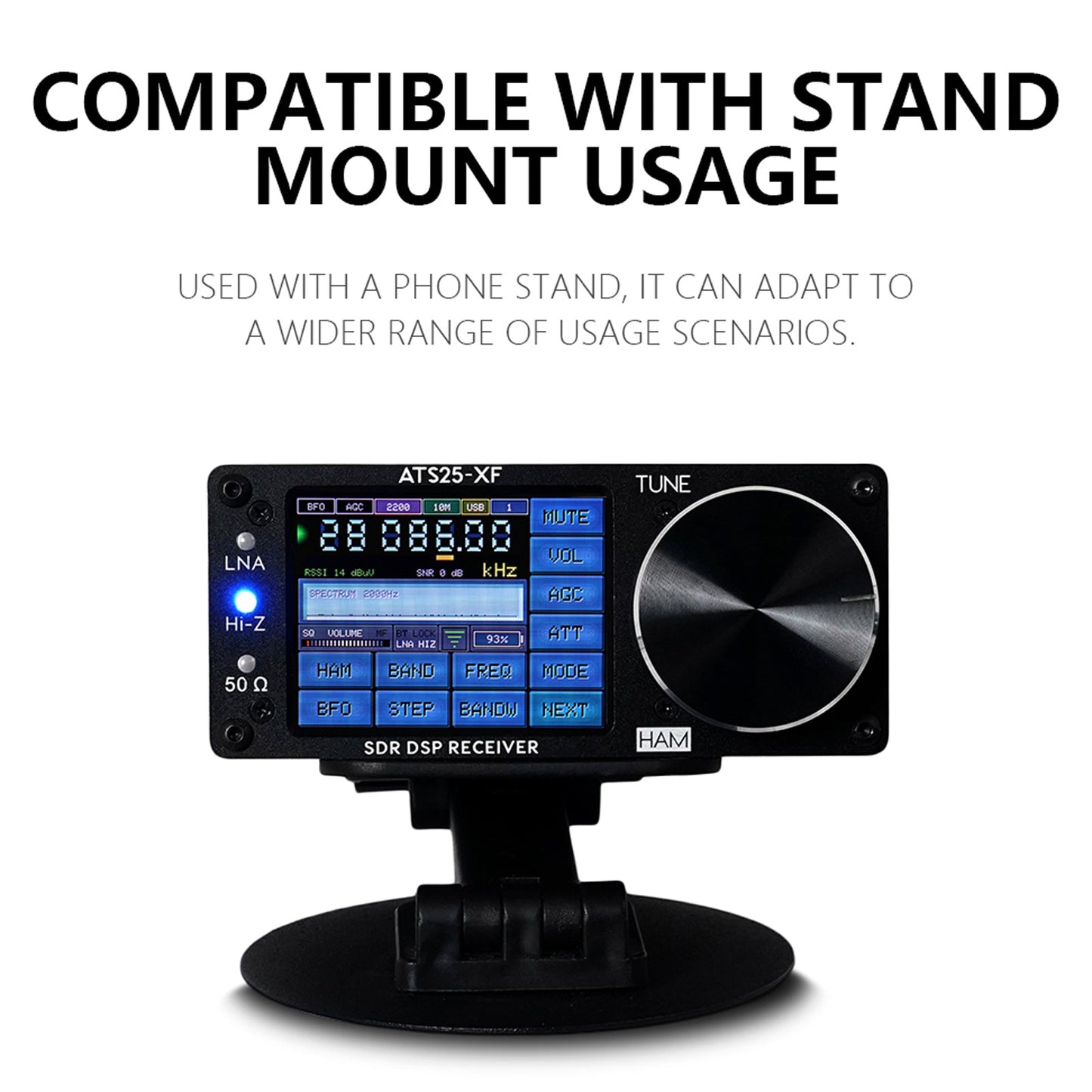 Ricevitore radio portatile ad alte prestazioni ATS25-XF 4.20 DSP a banda intera 2025