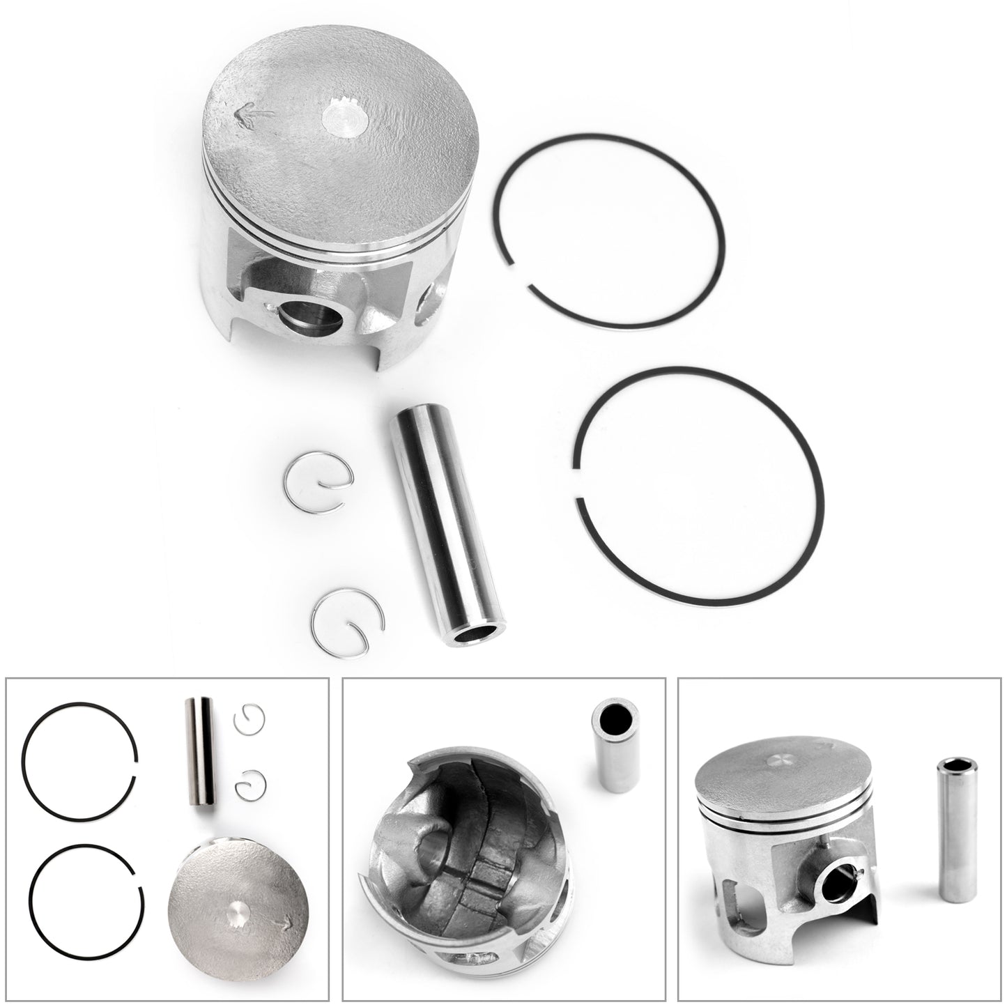 Kit Pistone Completo 67.00Mm 2N5-11610-00 Per Yamaha Dt175 Mx175 Yt175 74-81