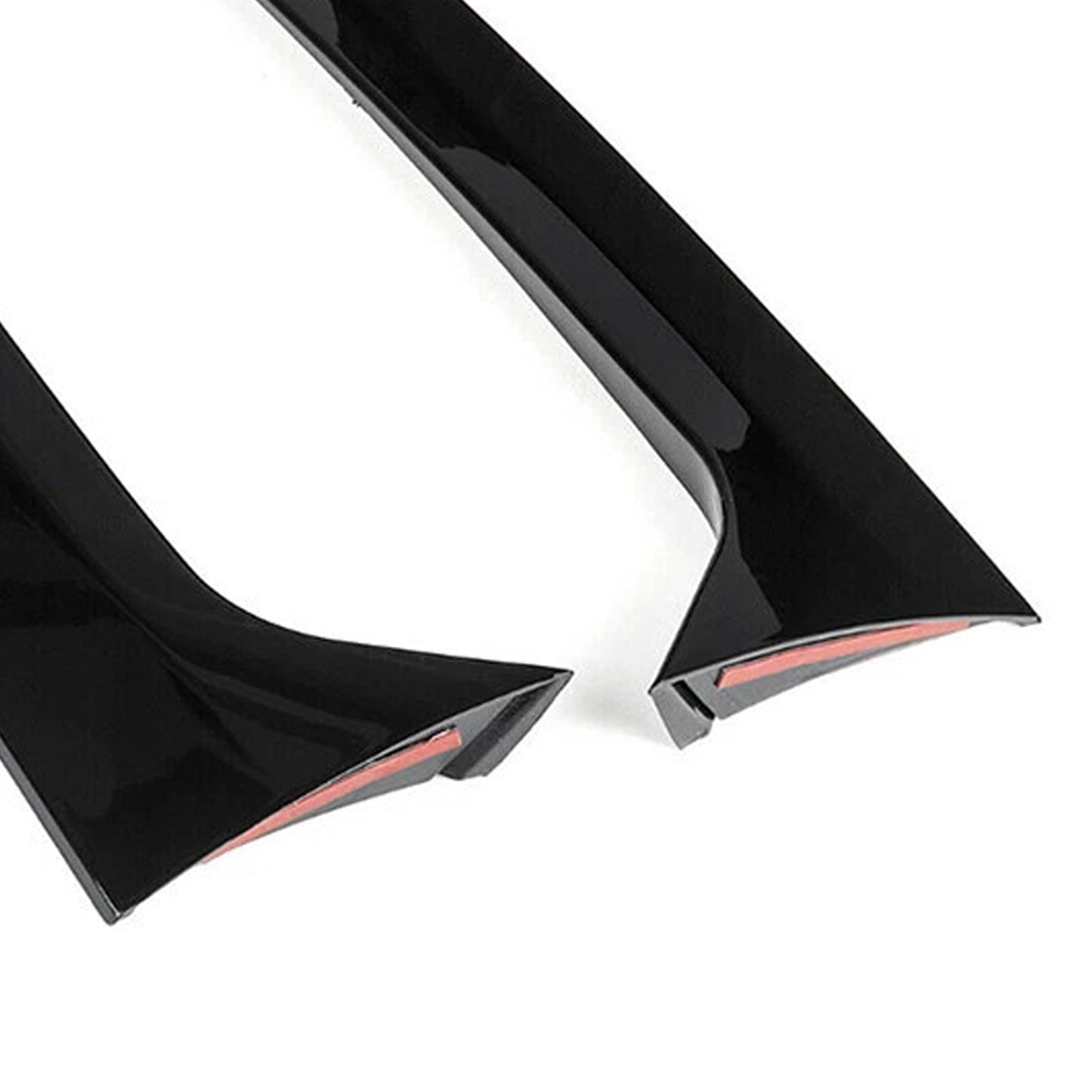 Spoiler laterali per lunotto posteriore nero lucido per VW Tiguan MK1 2007-2016