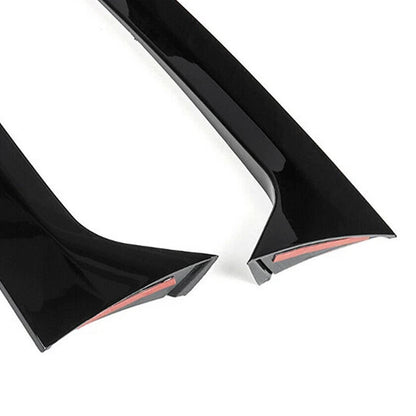 Spoiler laterali per lunotto posteriore nero lucido per VW Tiguan MK1 2007-2016