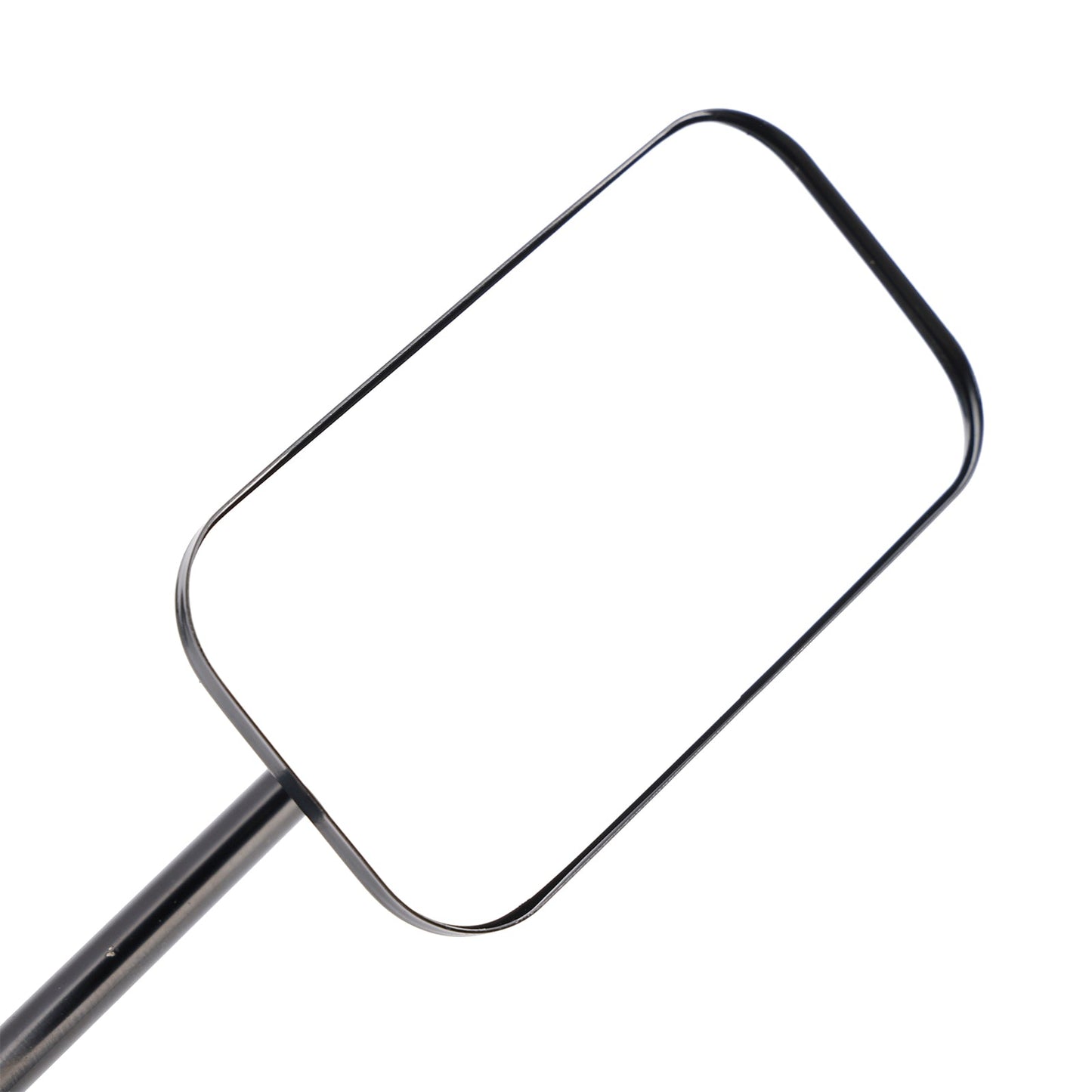 Specchietti retrovisori rettangolari stile old school con morsetto per moto, neri Brattstyle