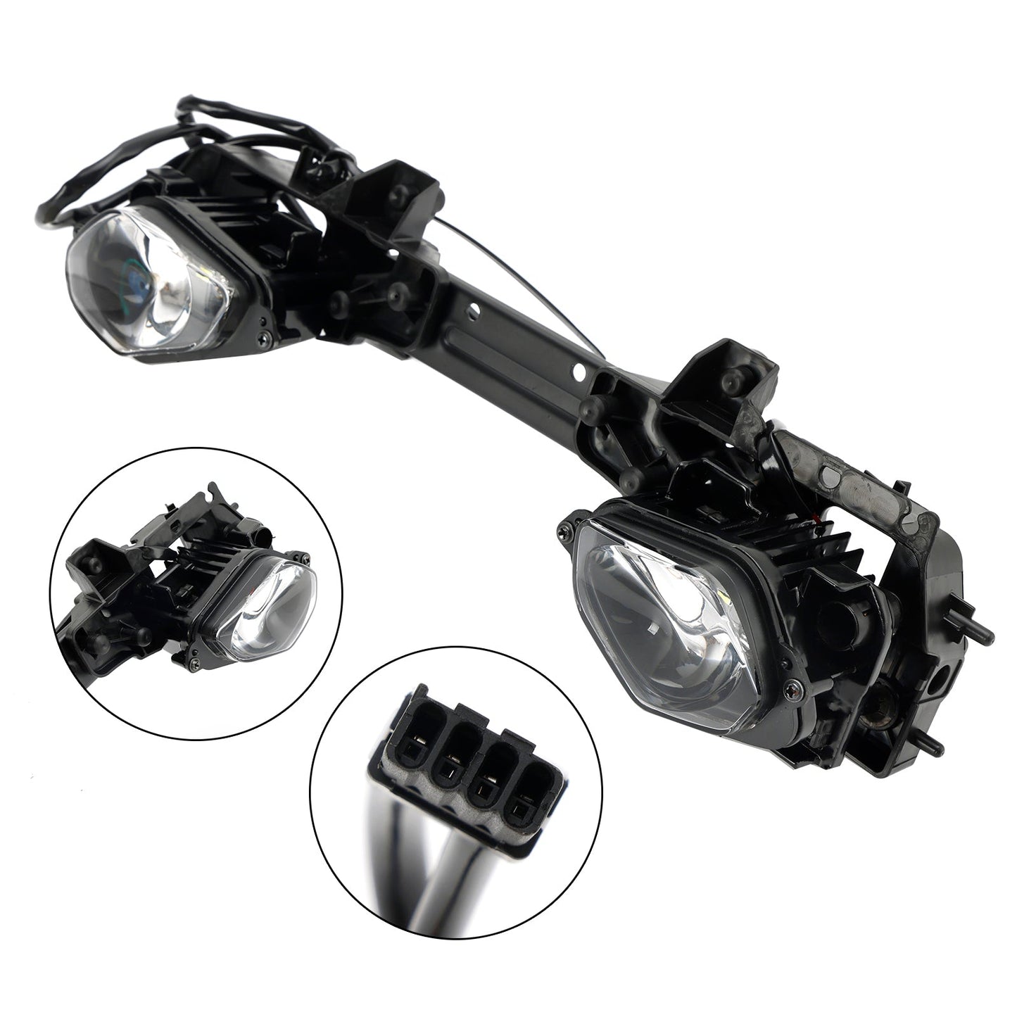 Griglia faro anteriore Yamaha Yzf-R6 2017-2023, protezione faro LED trasparente