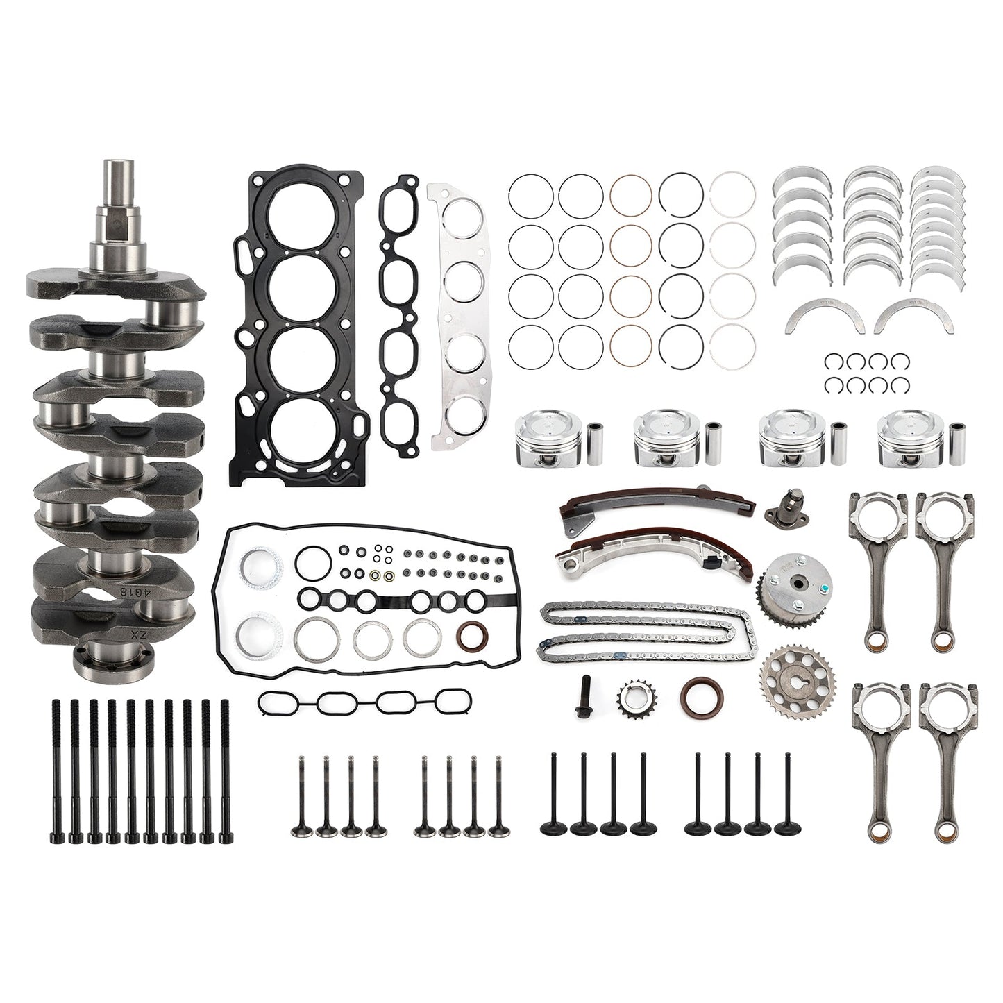 Kit di revisione e ricostruzione del motore PONTIAC VIBE 1.8L 2003-2008 1ZZ-FE 11071-22010 13401-22020 Generico