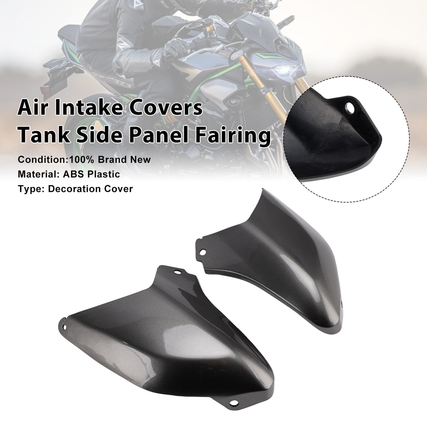 Coperture per presa d'aria, pannello laterale del serbatoio, carenatura per Kawasaki Z900 2025-2026