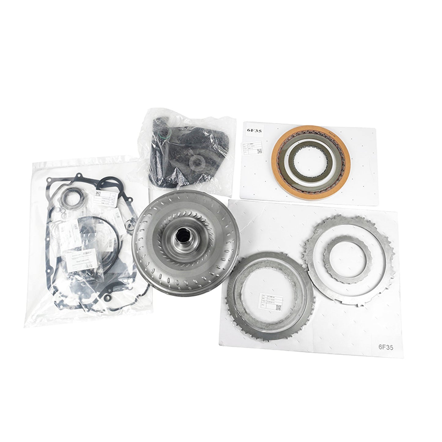 Kit di revisione della trasmissione Ford 2.0L 6F35 con convertitore di coppia dal 2013 in poi
