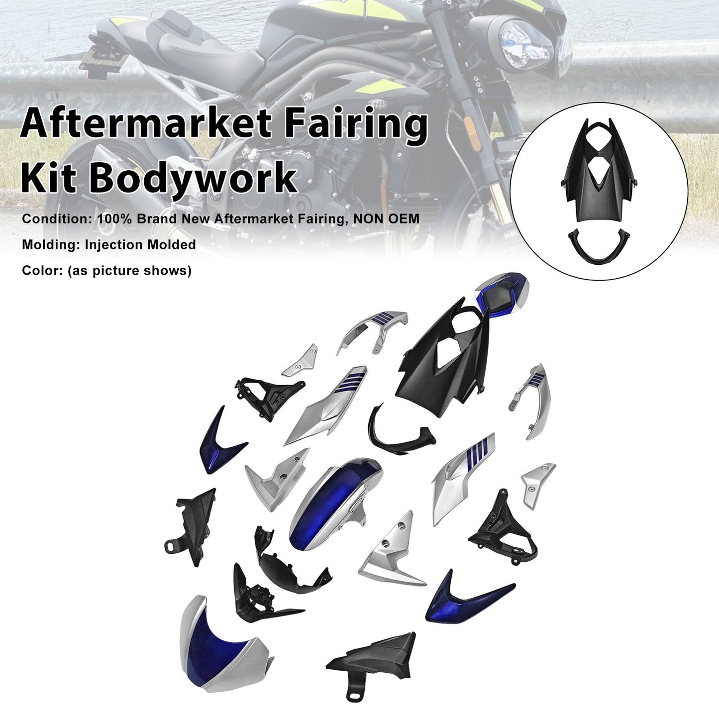 Kit di carene iniettabili per Street Triple 765 R/RS 2020-2022