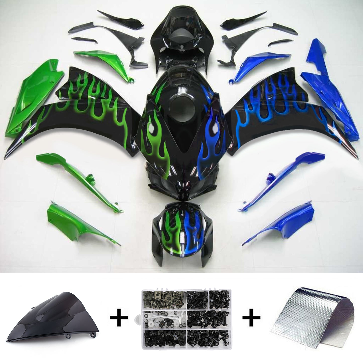 Kit carenatura Bodywork ABS di plastica per Honda CBR1000RR 2012-2016