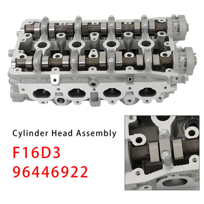 Gruppo testata motore Chevrolet AVEO 1.6L 2004-2007 F16D3 96446922