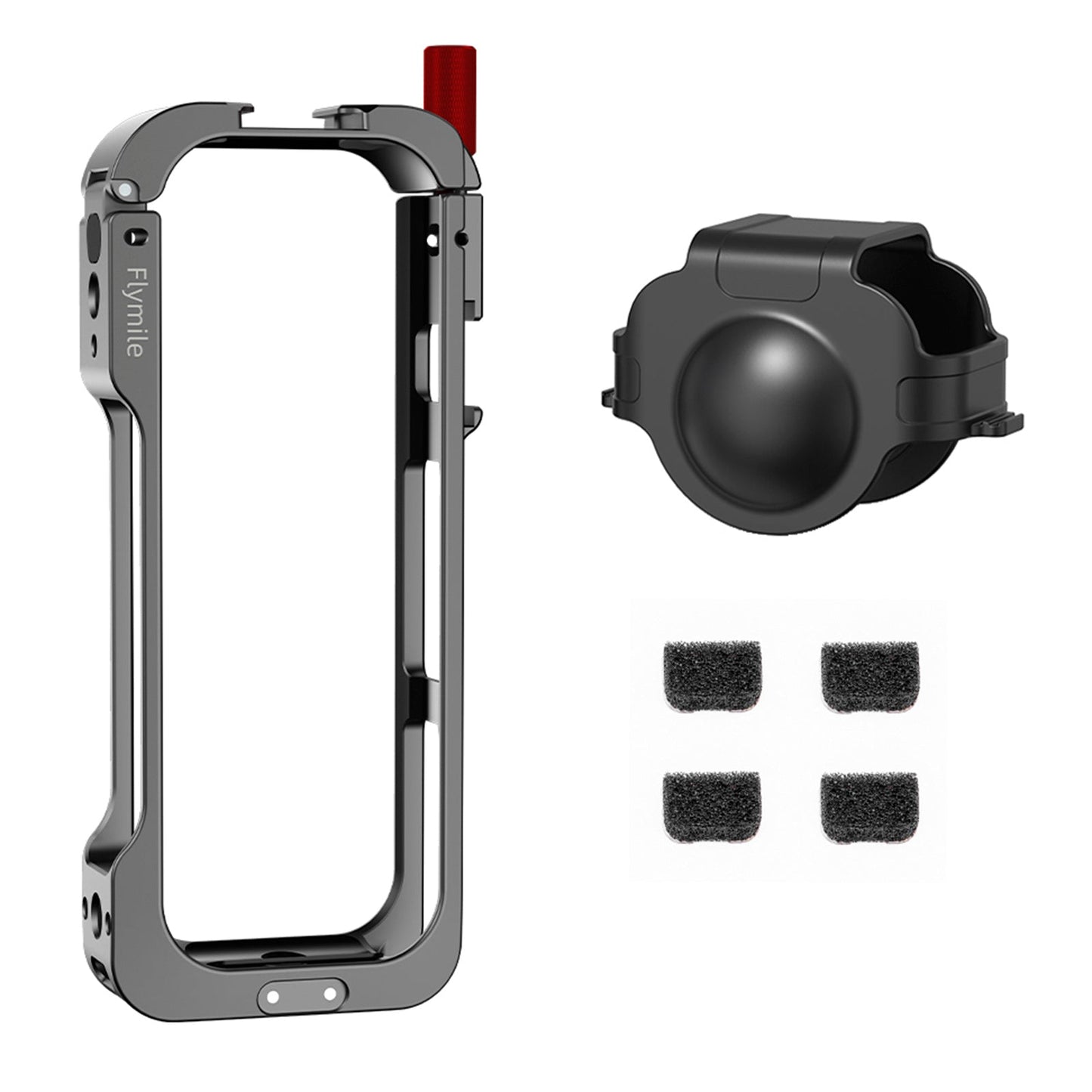 Accessori per fotocamera: custodia protettiva con copriobiettivo e kit per Insta360 X5