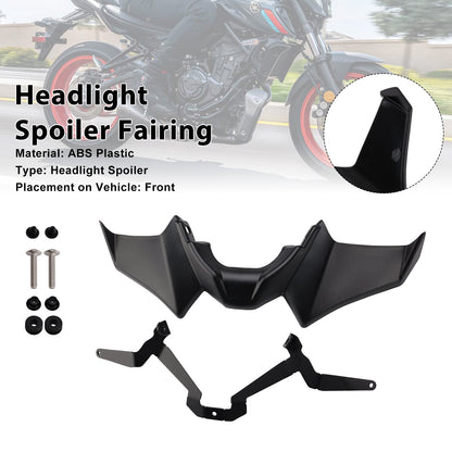 Estensione del becco del parafango anteriore Yamaha MT-07 2021-2024, spoiler della carenatura