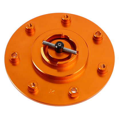 Tappo serbatoio carburante senza chiave CNC arancione per Duk 790 890 2018 2019 2021