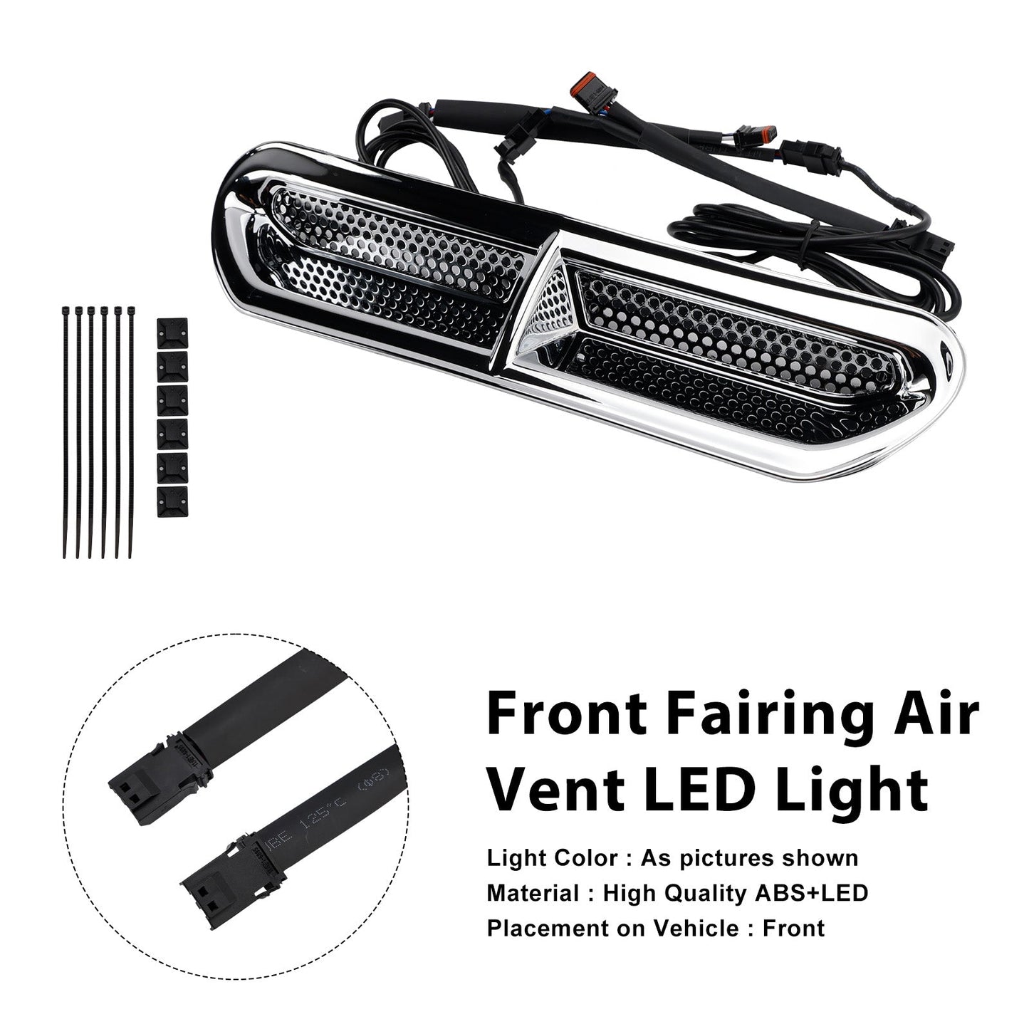Luce LED per presa d'aria anteriore per Touring Street Glide 2014-2024