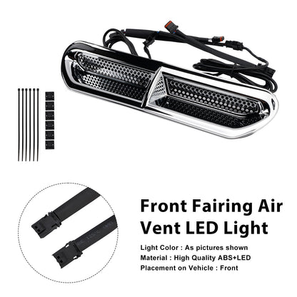 Luce LED per presa d'aria anteriore per Touring Street Glide 2014-2024